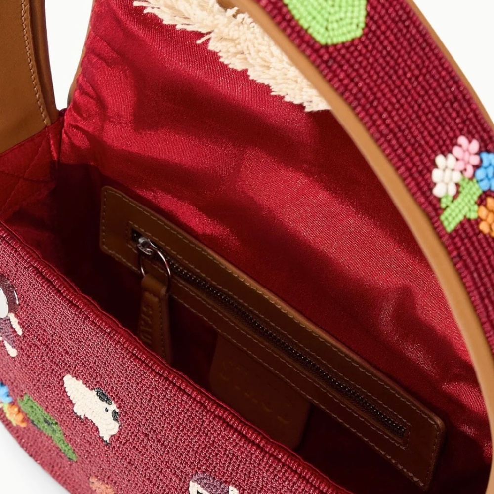 STAUD Tommy Beaded Bag Folk Town - Picture 7 of 10